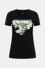 Guess T-shirt W6RI35J1314 SS CN CAMELIA TRIANGLE TEE Nero  - Foto 1