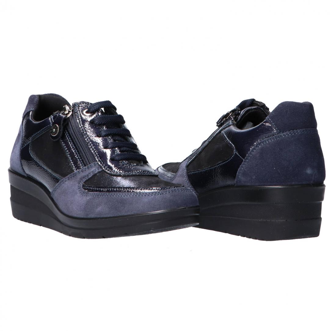 Scamosciato capra perlato Blu Scamosciato capra perlato Blu 3