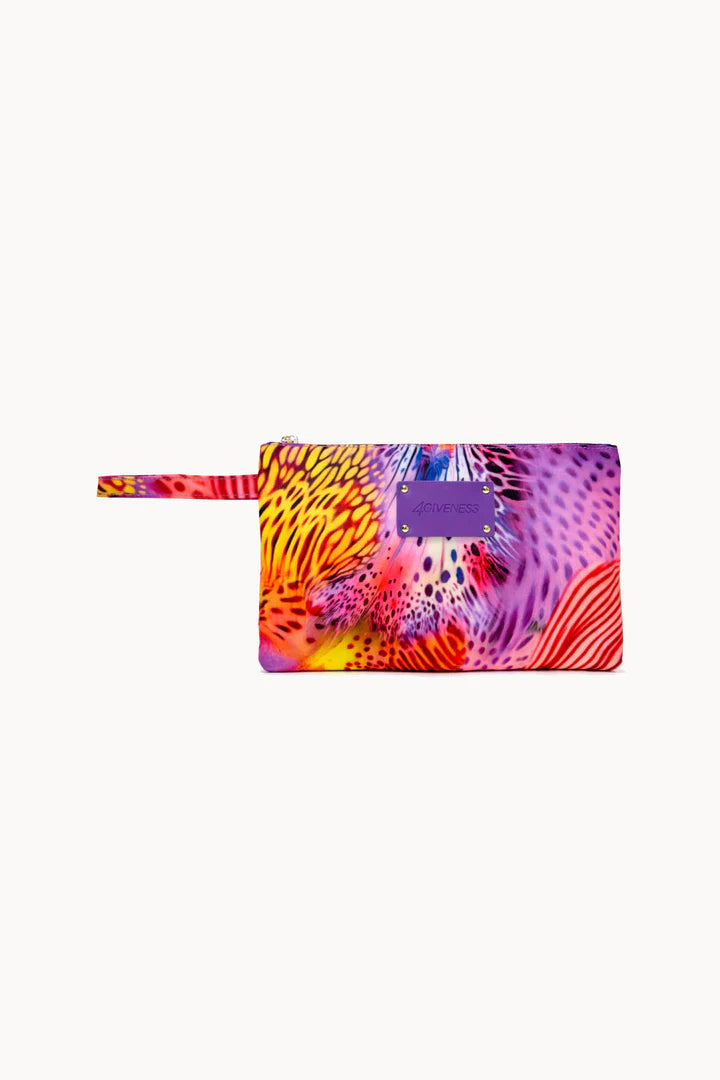 126WACPO5949 POCHETTE CAPRI PINK BUTTERFLY