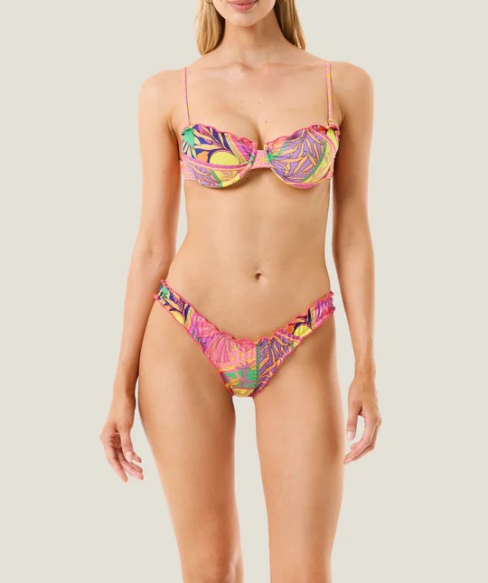 126WBWBK5822 BIKINI BALCONCINO POP FOULARD