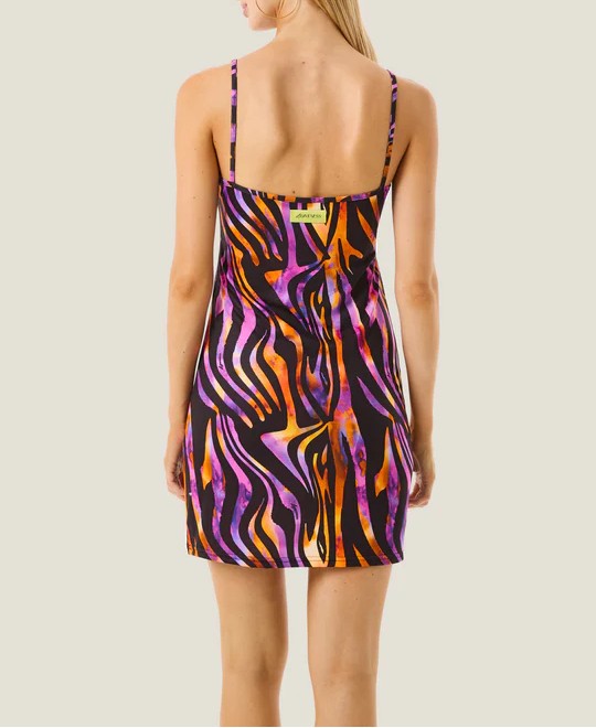 126WCUAC5889 ABITO CORTO HYPNOTIC ZEBRA