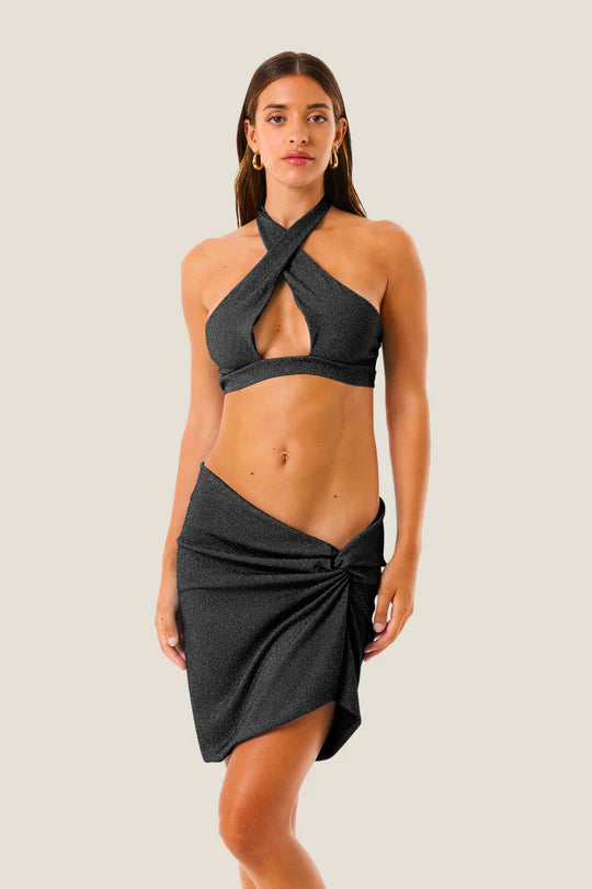 126WCUGO5709 GONNA MINI COLOR LUREX