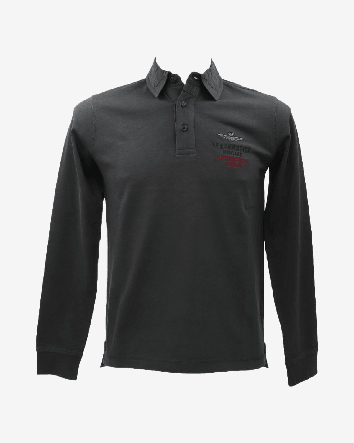 Polo Aeronautica Militare Verde Maniche Lunghe