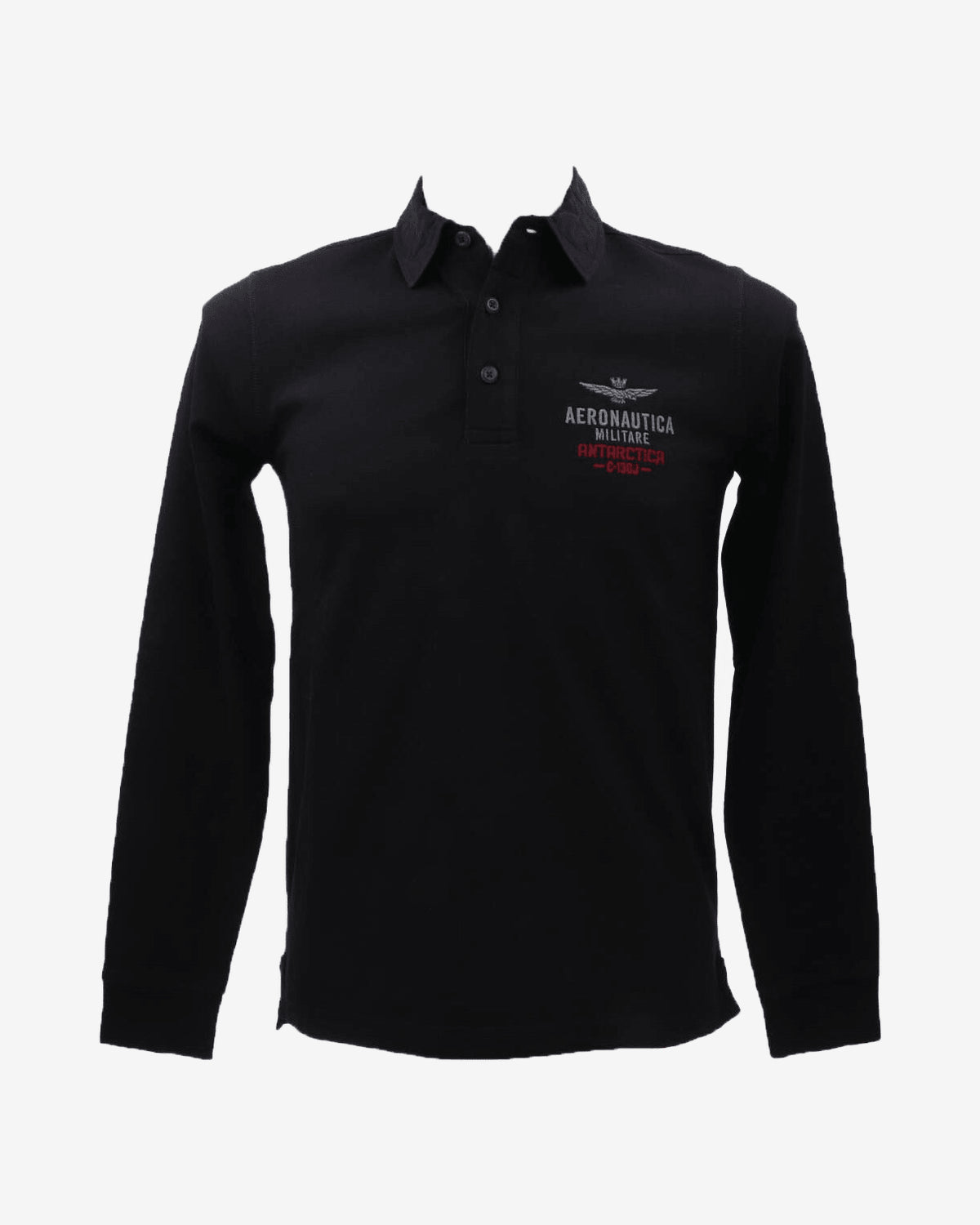Polo Aeronautica Militare Verde Maniche Lunghe