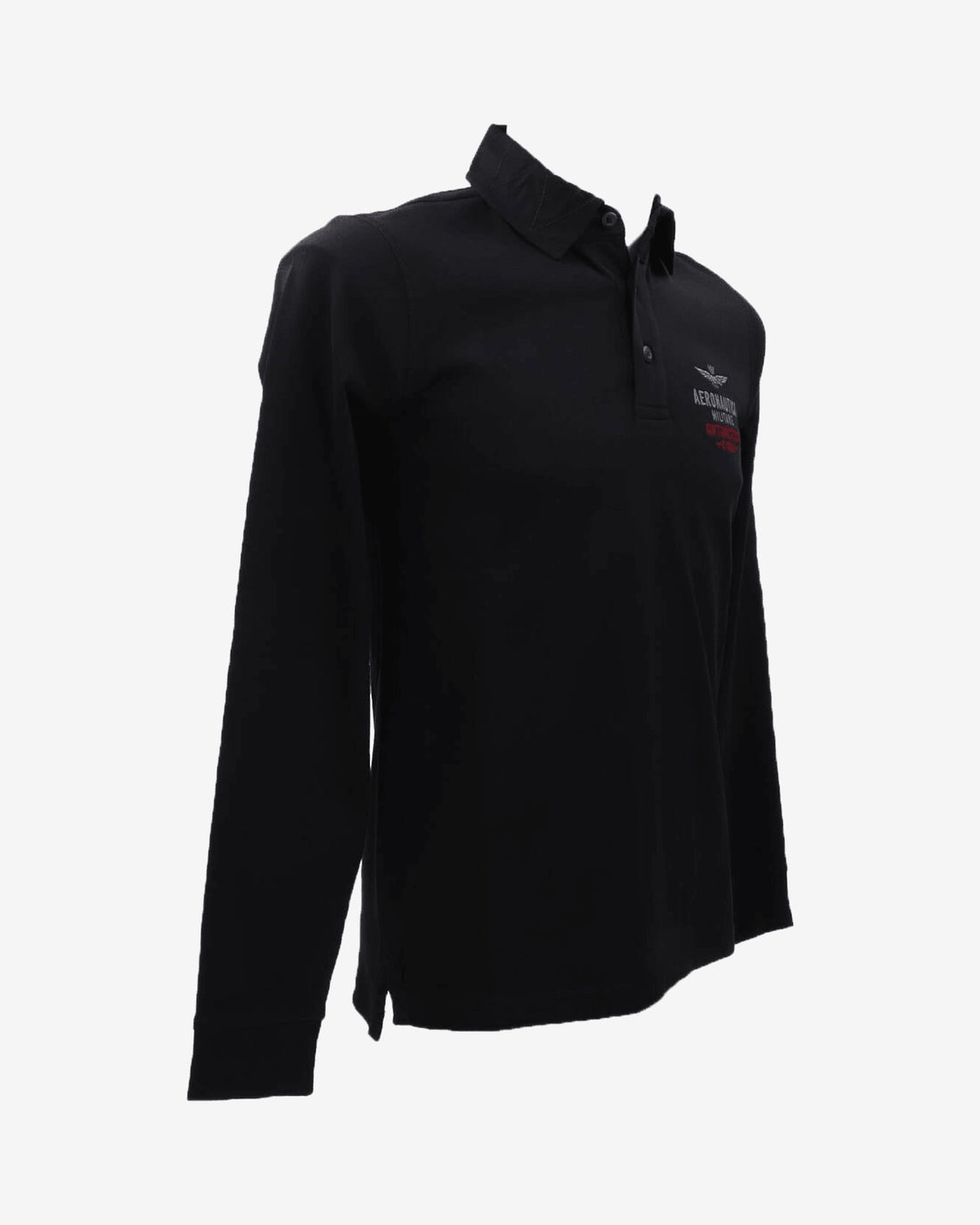 Polo Aeronautica Militare Verde Maniche Lunghe