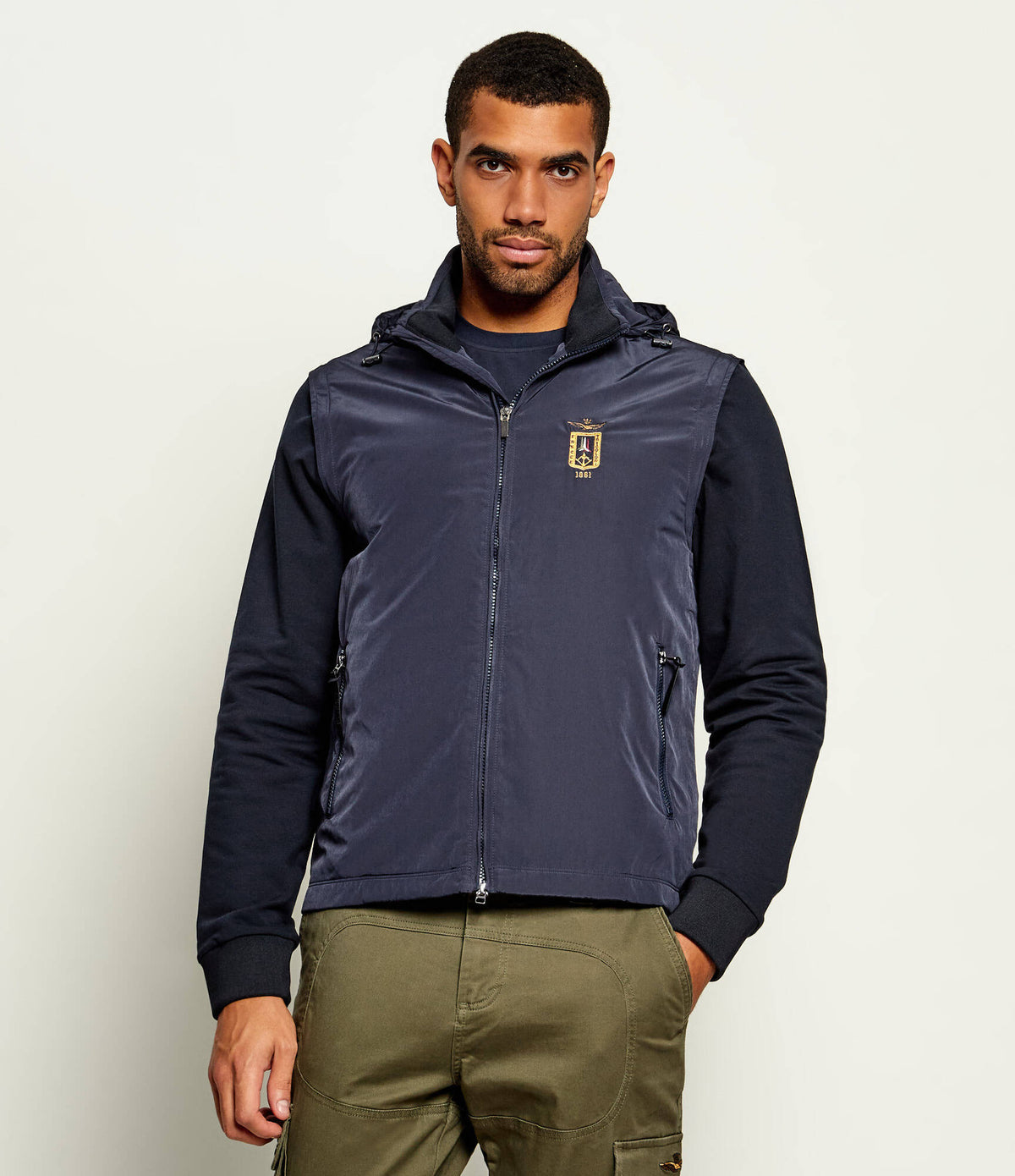 Giacca Aeronautica Militare 262AF0526UCT04358 GIACCA CON CAPPUCCIO