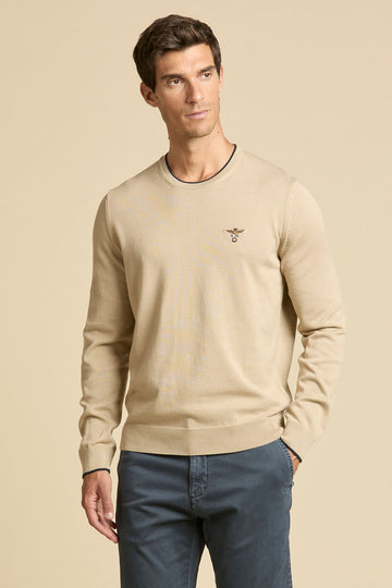 Maglia Aeronautica Militare 262MA1631UL00506 MAGLIA GIROCOLLO AQUILA RICAMATA
