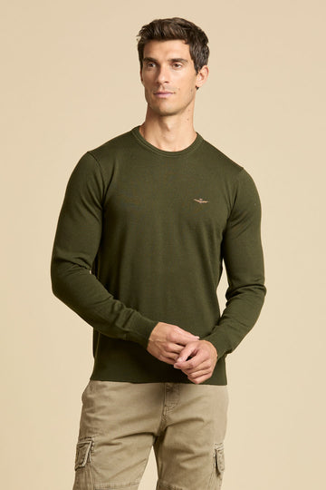 Maglia Aeronautica Militare 262MA1641UL00415 MAGLIA LANA ACQUILA RICAMATA