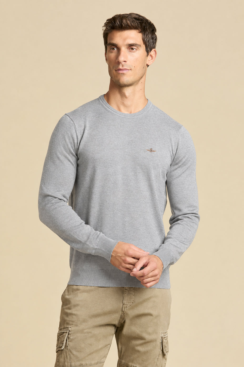 Maglia Aeronautica Militare 262MA1641UL00415 MAGLIA LANA ACQUILA RICAMATA