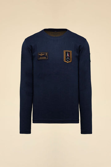 T-shirt Aeronautica Militare 262TS2568UJ00703 T-SHIRT PATCH FRECCE