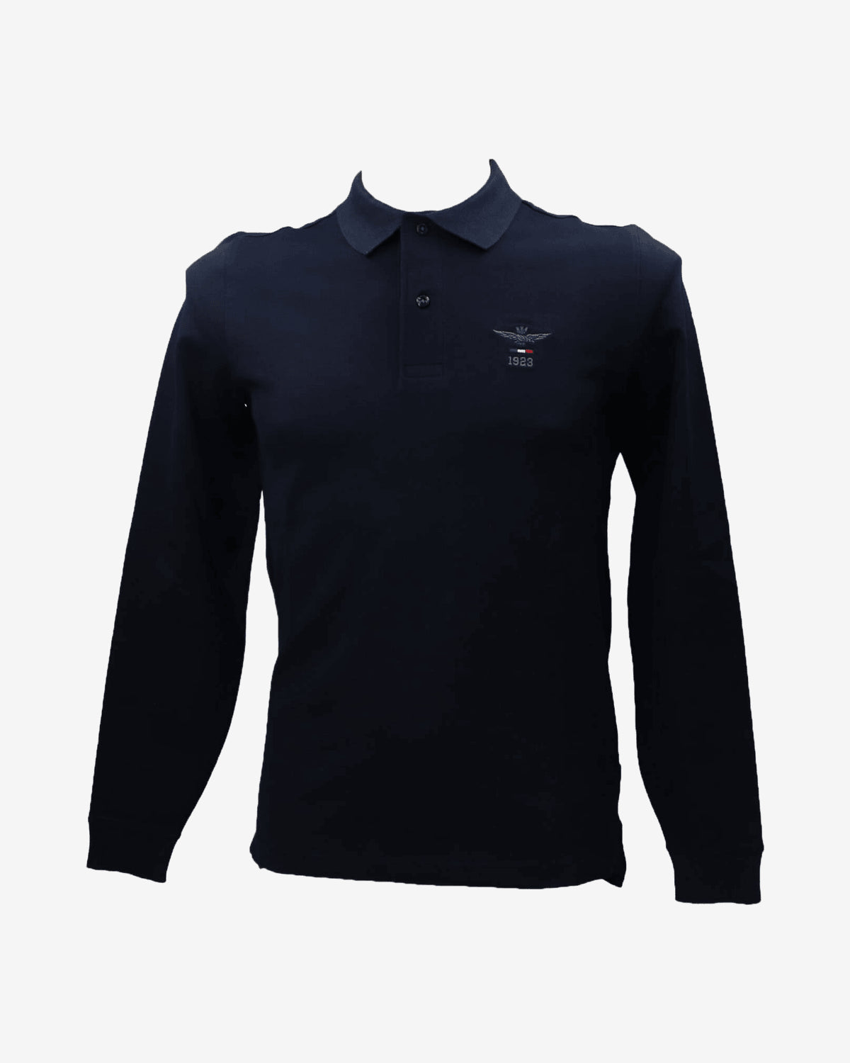 Polo Aeronautica Militare Blu Maniche Lunghe