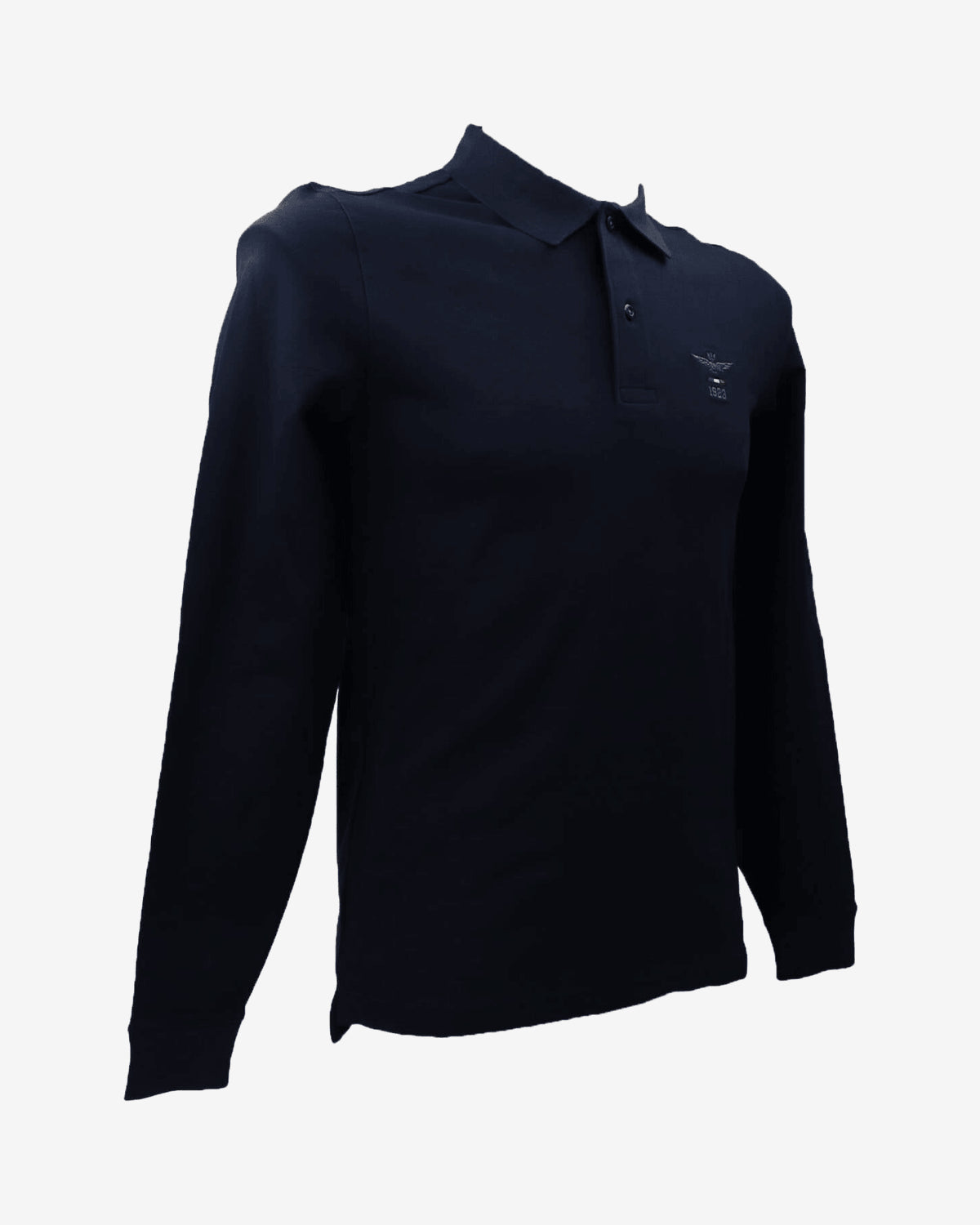 Polo Aeronautica Militare Blu Maniche Lunghe
