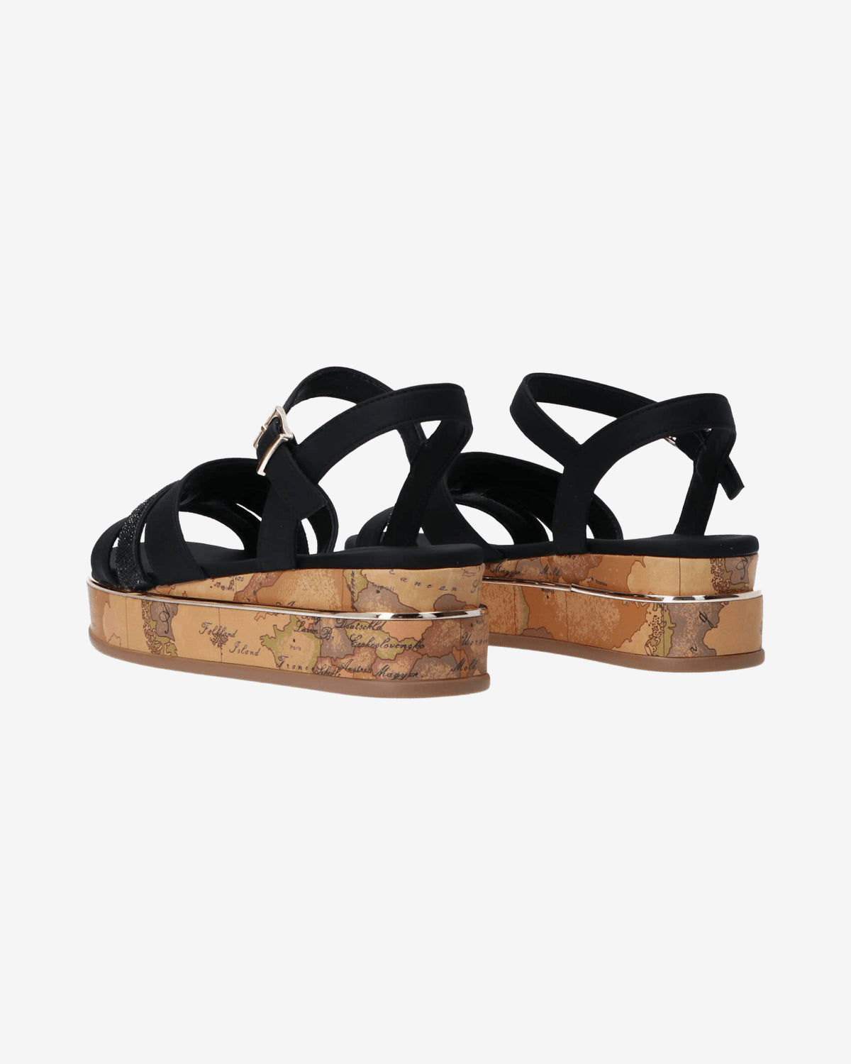 Sandali Leather multistrass&geo