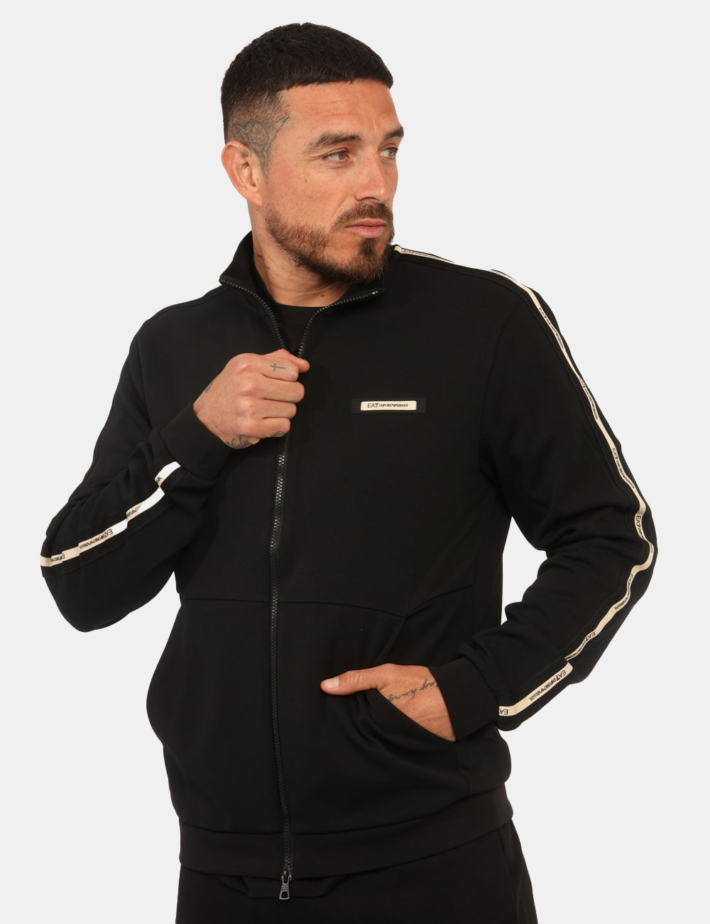 Felpe Armani 7M001479AF12660 FELPA CON ZIP TRAIN LOGO