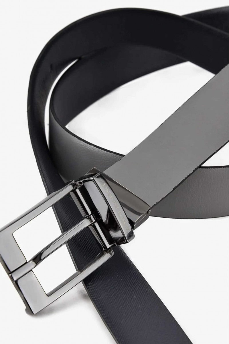 Cinture Armani Armani Exchange saffiano Reversibile