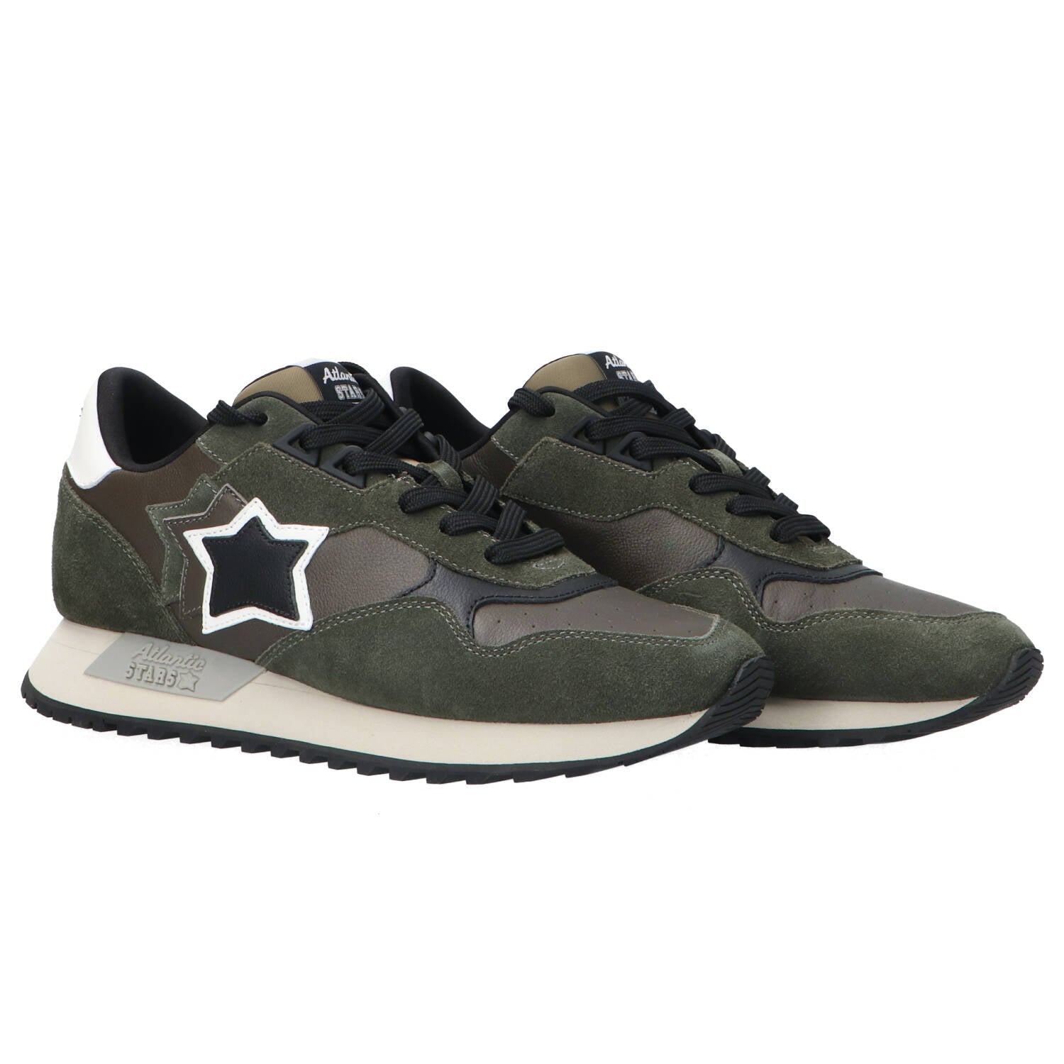 Sneakers Draco pelle e suede