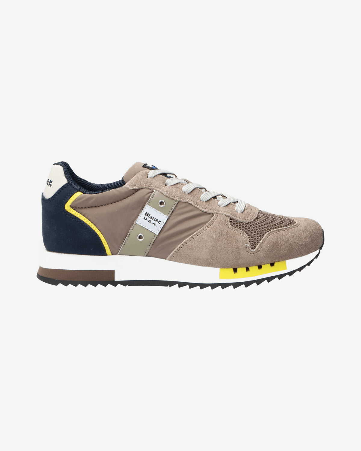 Sneakers Blauer Queens01 Beige Uomo — Blauer Usa