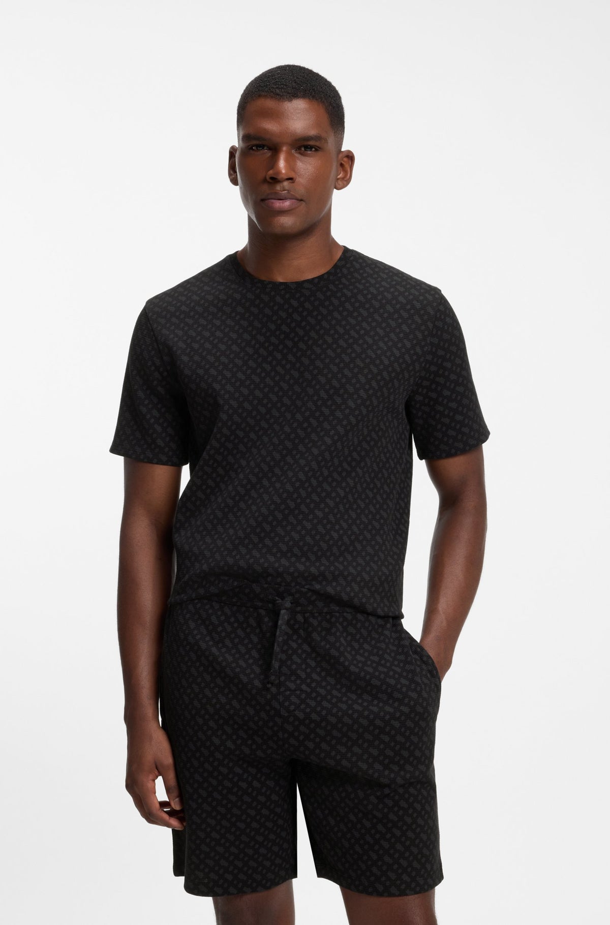 T-shirt Boss 50571386 WAFFLE T-shirt