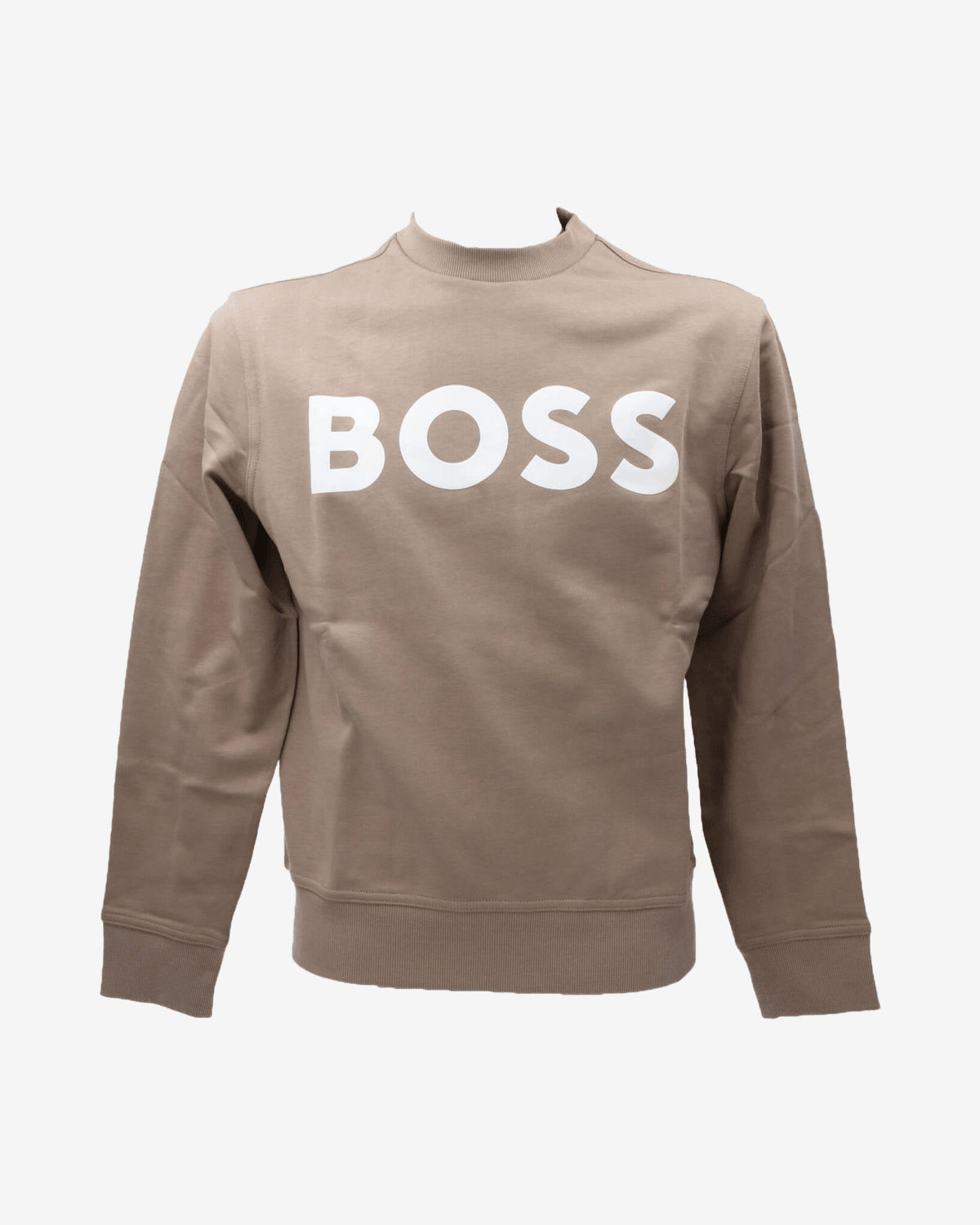 Felpa Boss We Basic Crew Beige