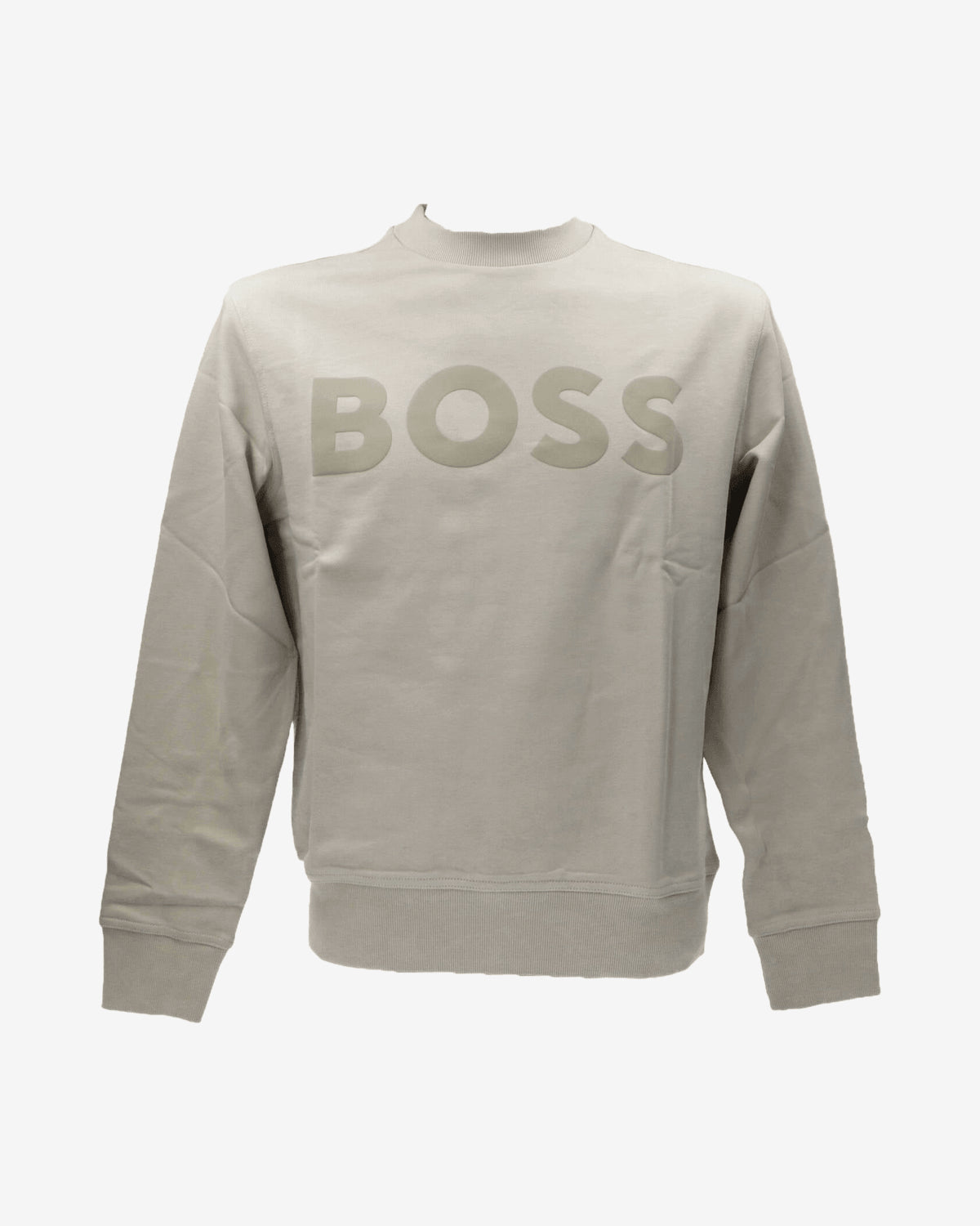 Felpa Boss We Basic Crew Beige