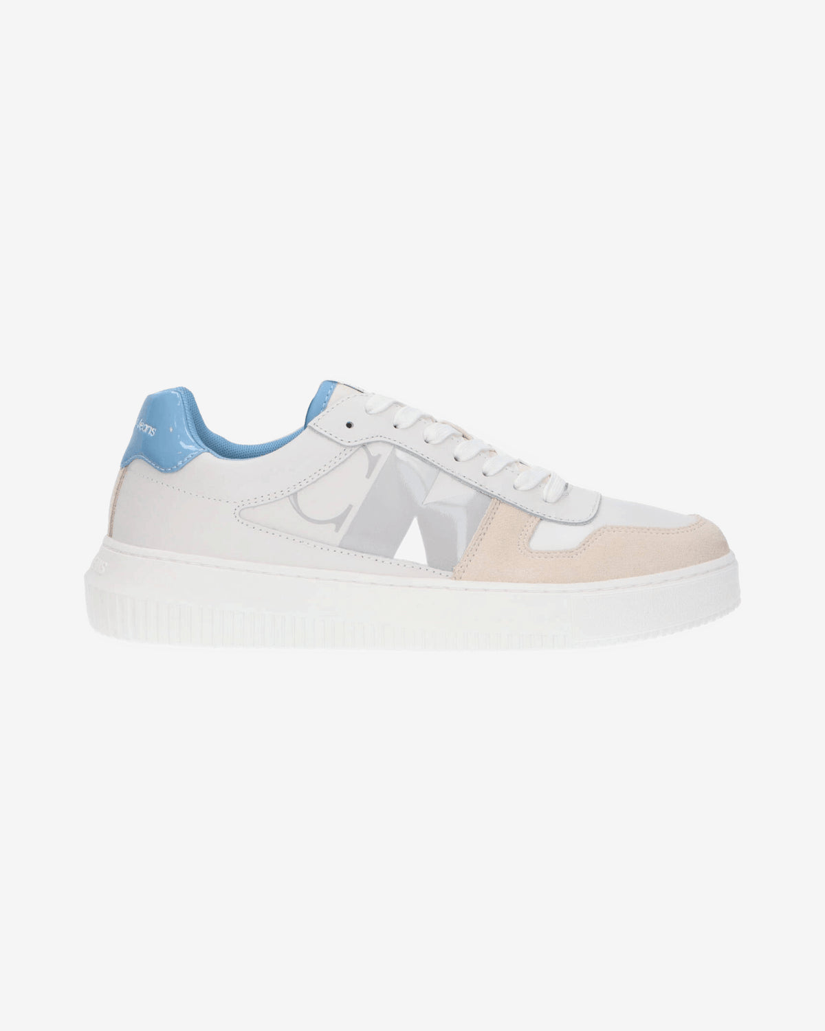 Calvin Klein Sneaker Chunky Cupsole Beige Uomo