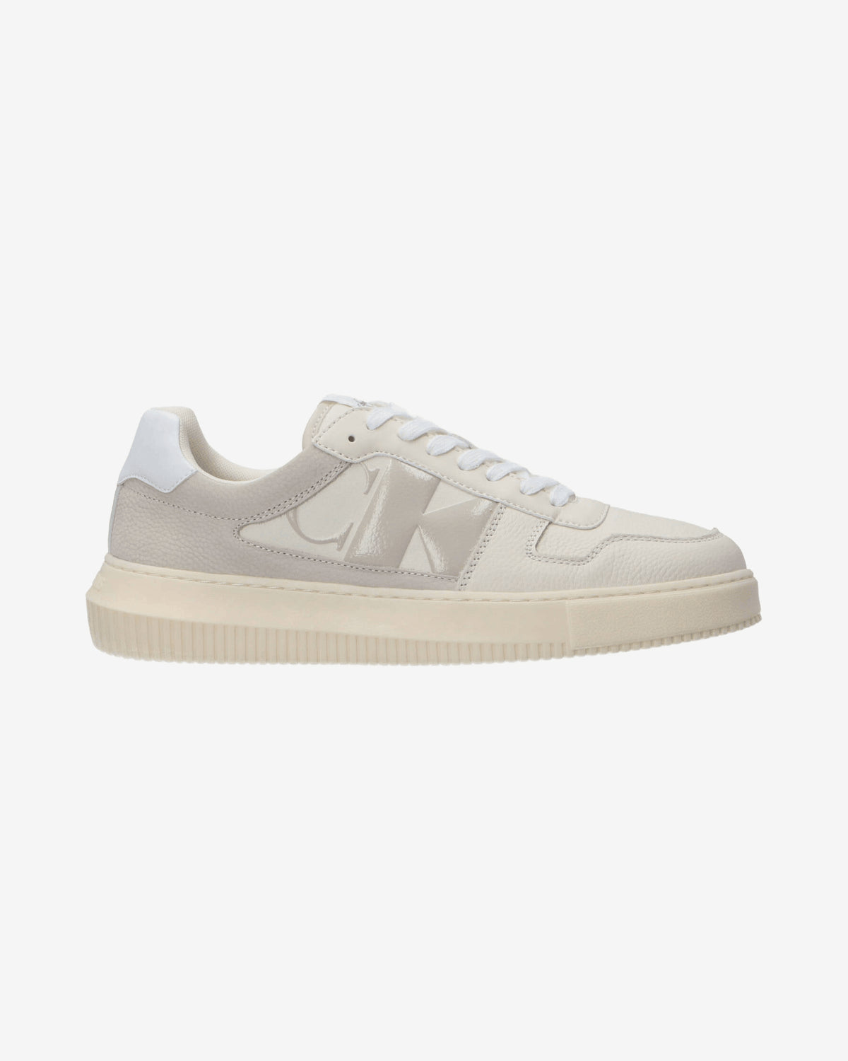 Calvin Klein Sneaker Chunky Cupsole Beige Uomo
