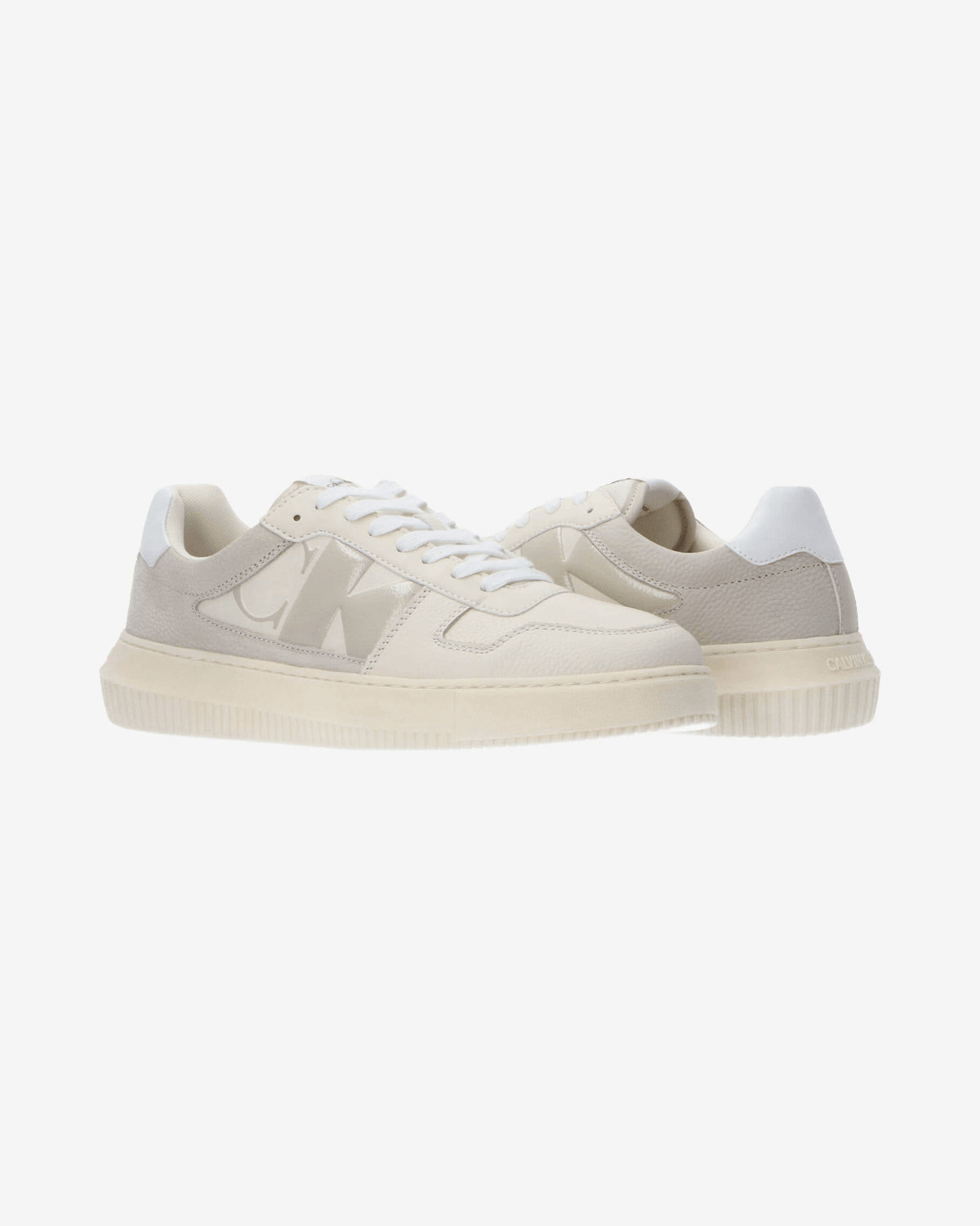 Calvin Klein Sneaker Chunky Cupsole Beige Uomo