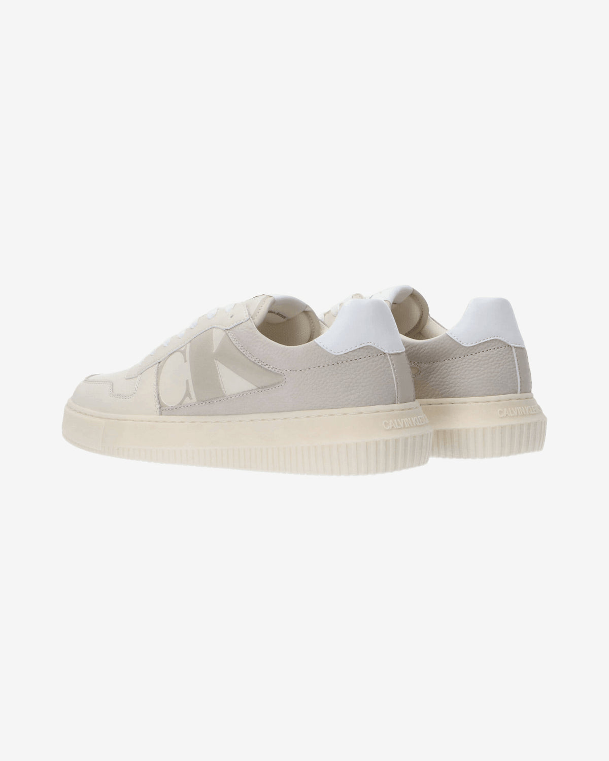 Calvin Klein Sneaker Chunky Cupsole Beige Uomo