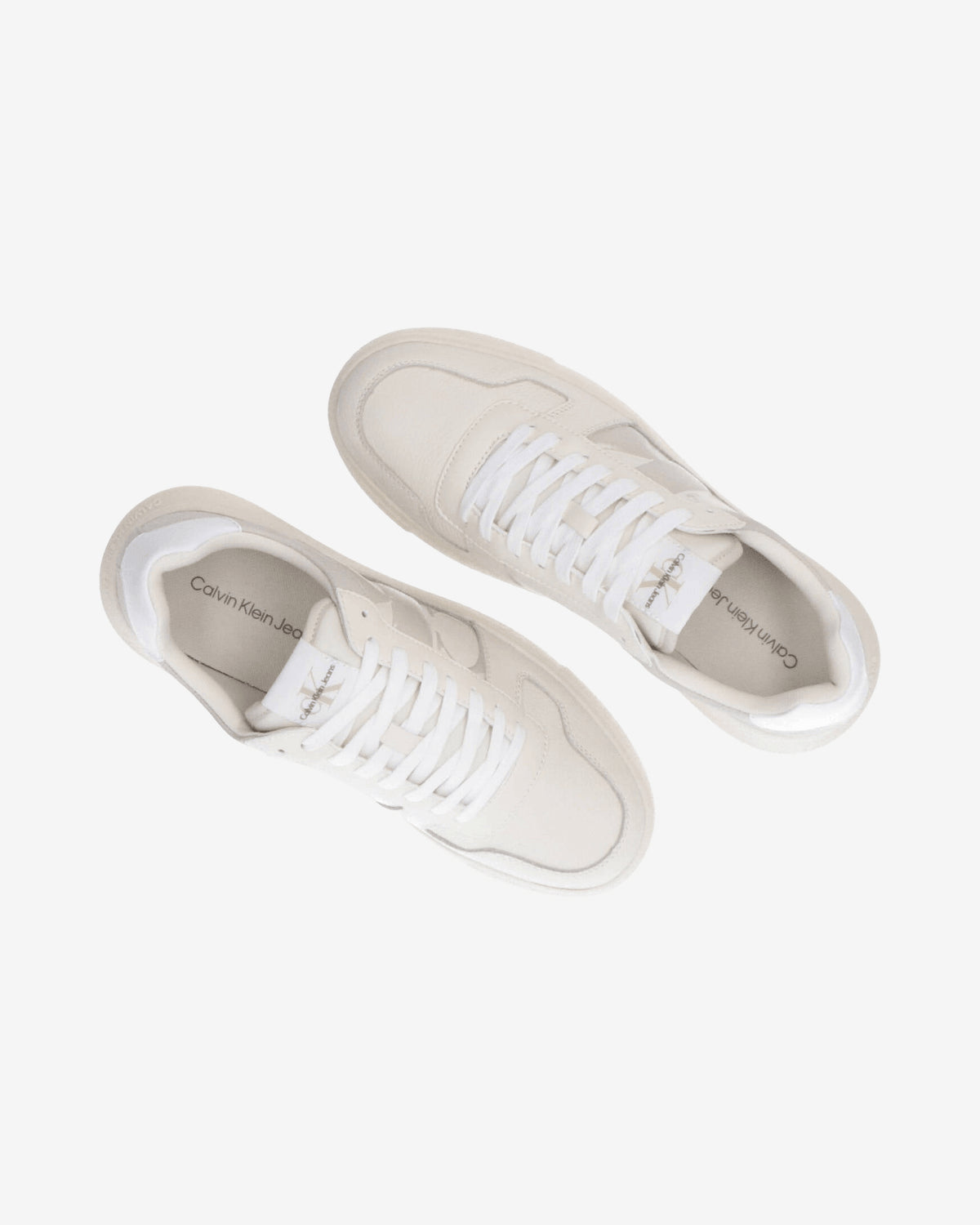 Calvin Klein Sneaker Chunky Cupsole Beige Uomo