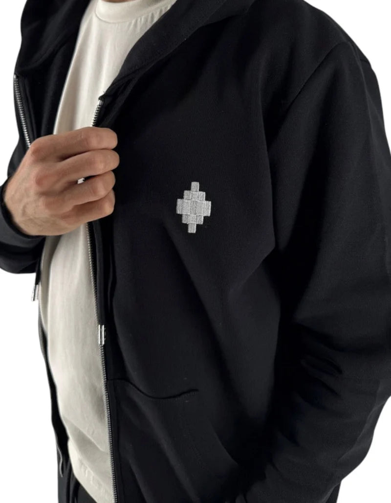Felpe County Of Milan F6CMMAZH105 FELPA ZIP HOODIE MAN