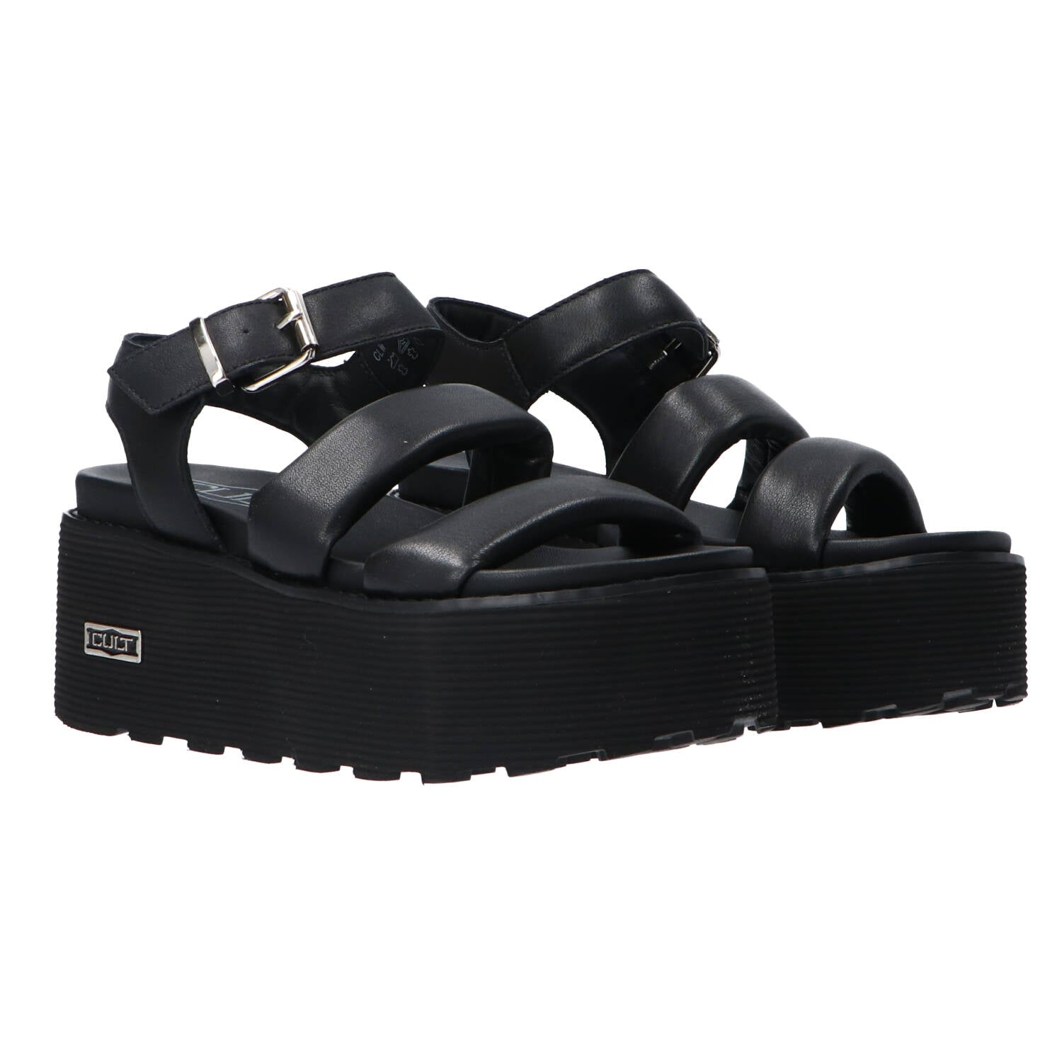 Sandali NANCY SANDAL W LEATHER BLACK