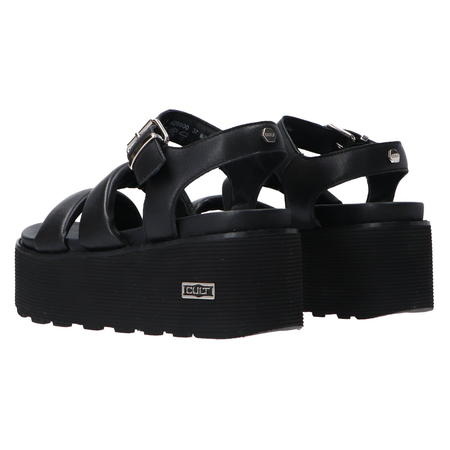 Sandali NANCY SANDAL W LEATHER BLACK