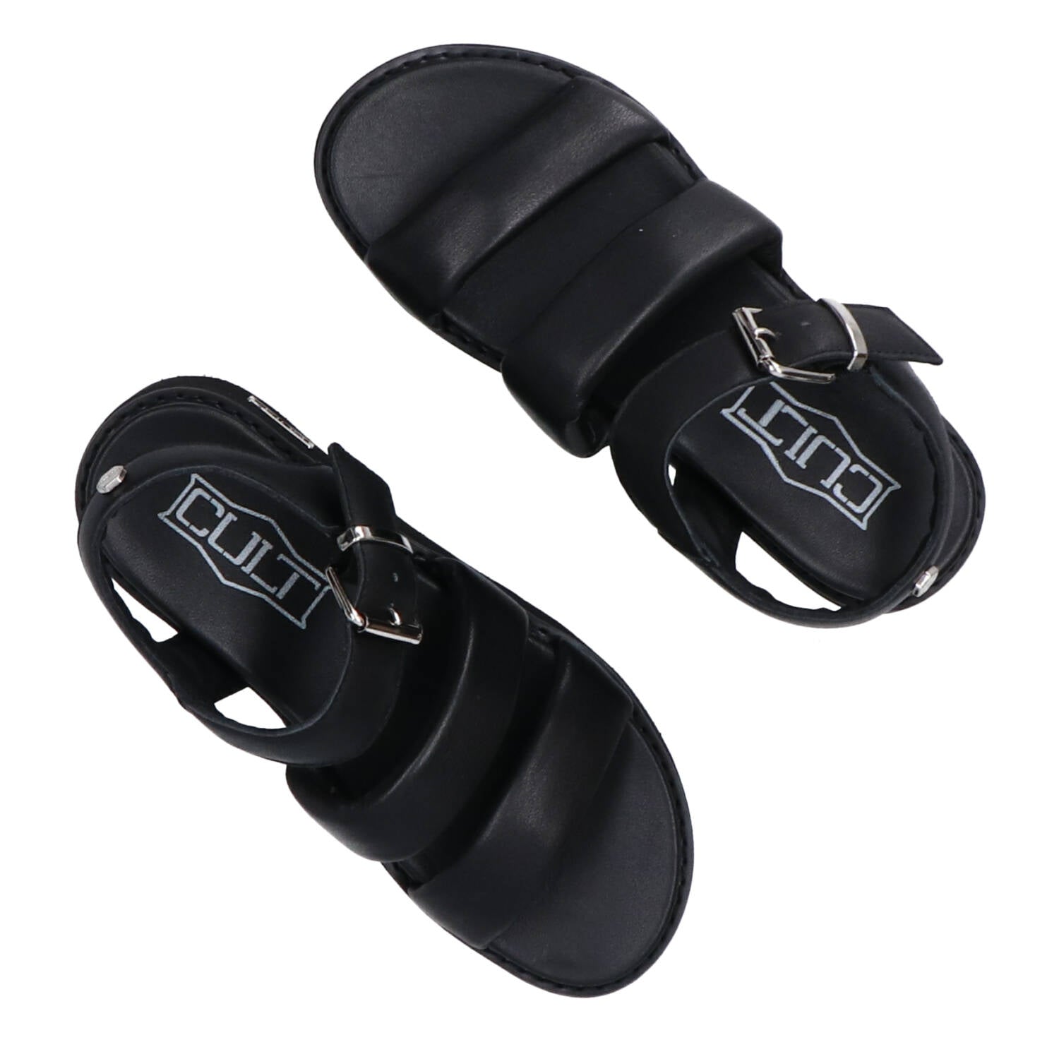 Sandali NANCY SANDAL W LEATHER BLACK