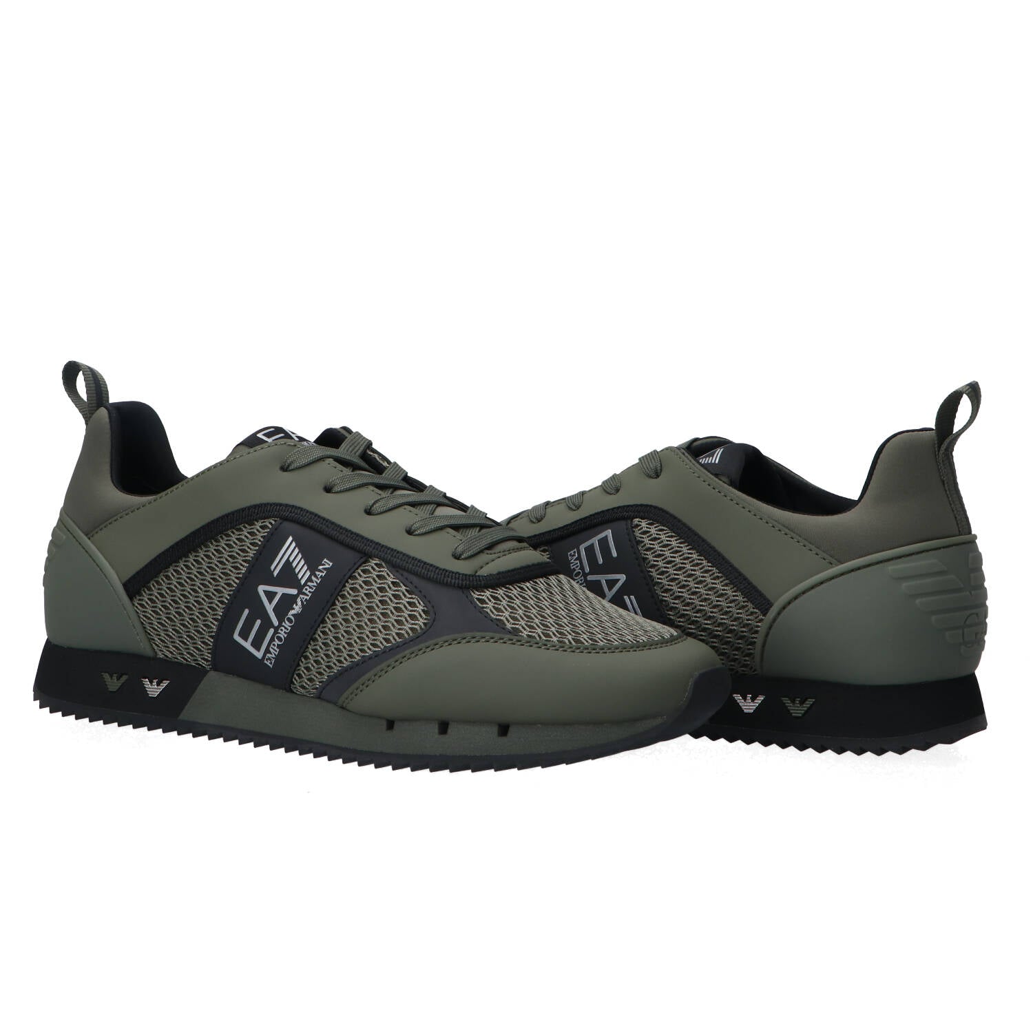Sneakers Ea7 Sneakers Black and White Laces
