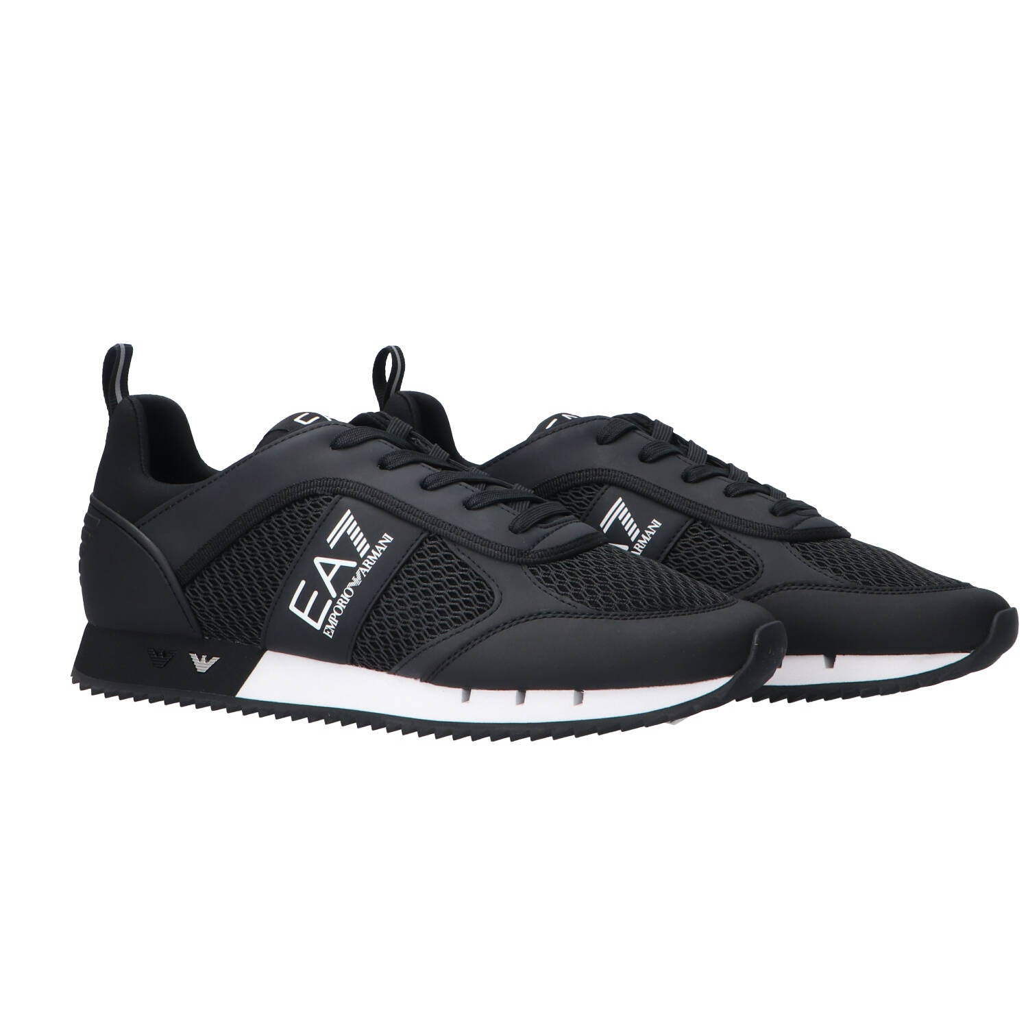 Sneakers Ea7 Sneakers Black and White Laces