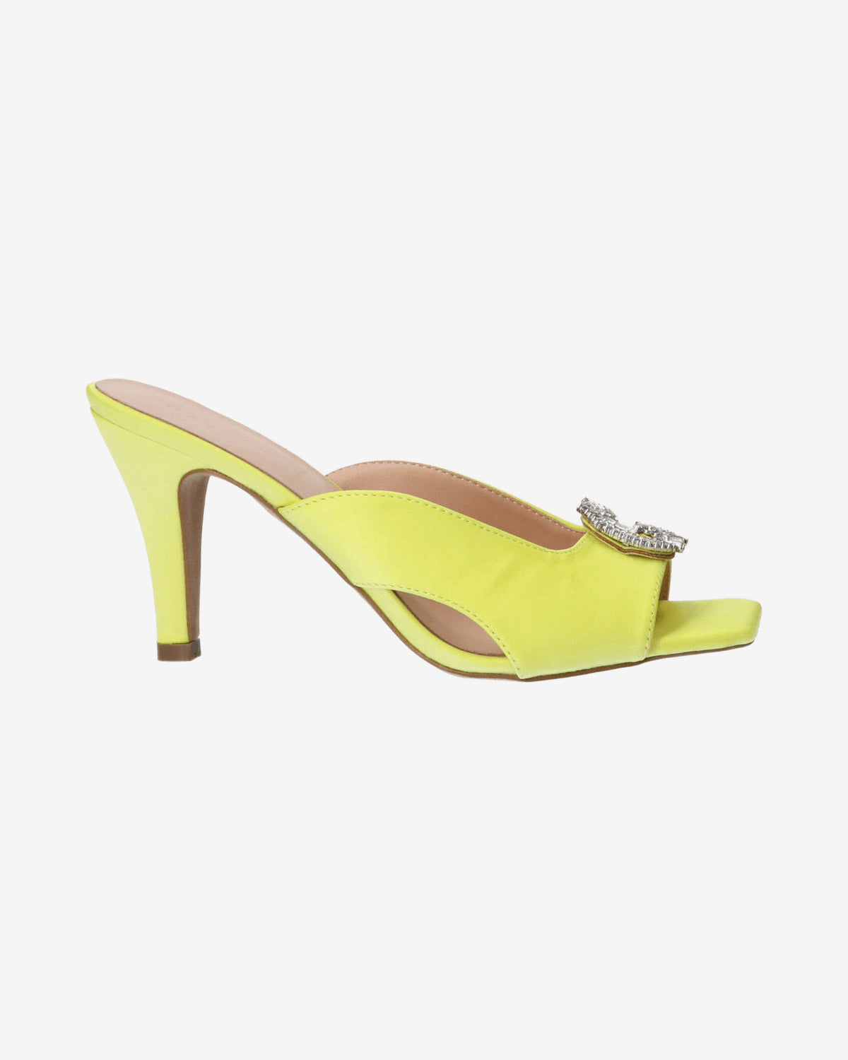 Sandali Sandalo in raso con logo strass