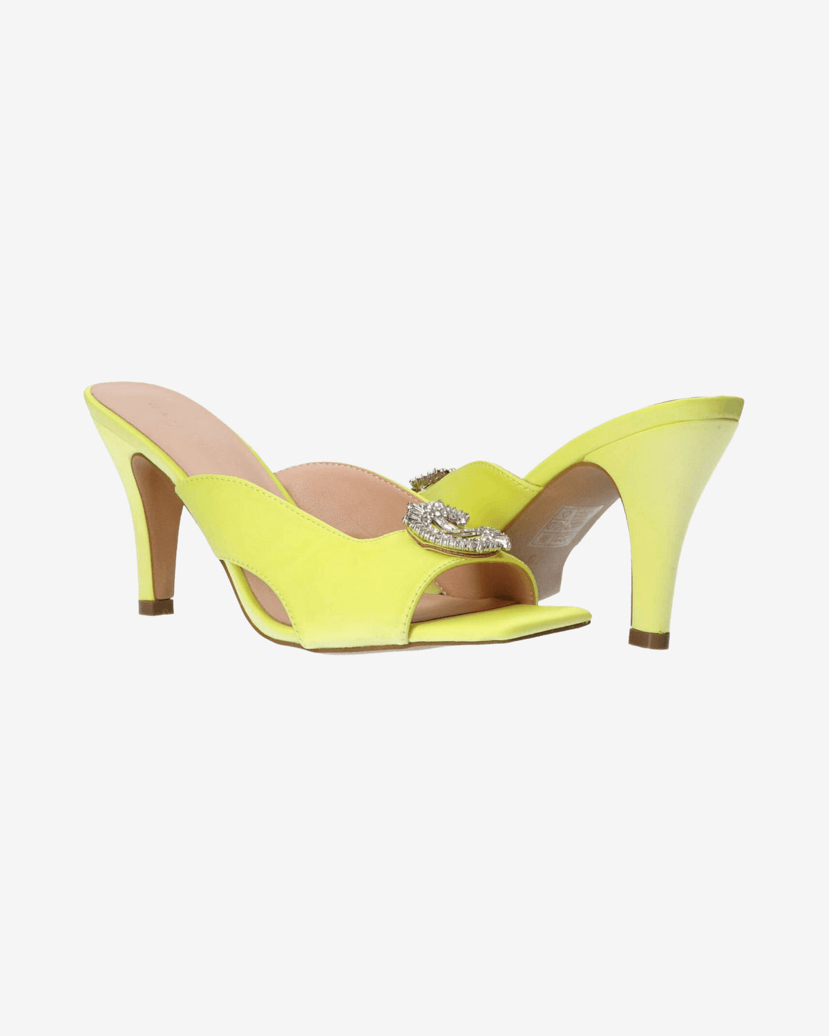 Sandali Sandalo in raso con logo strass