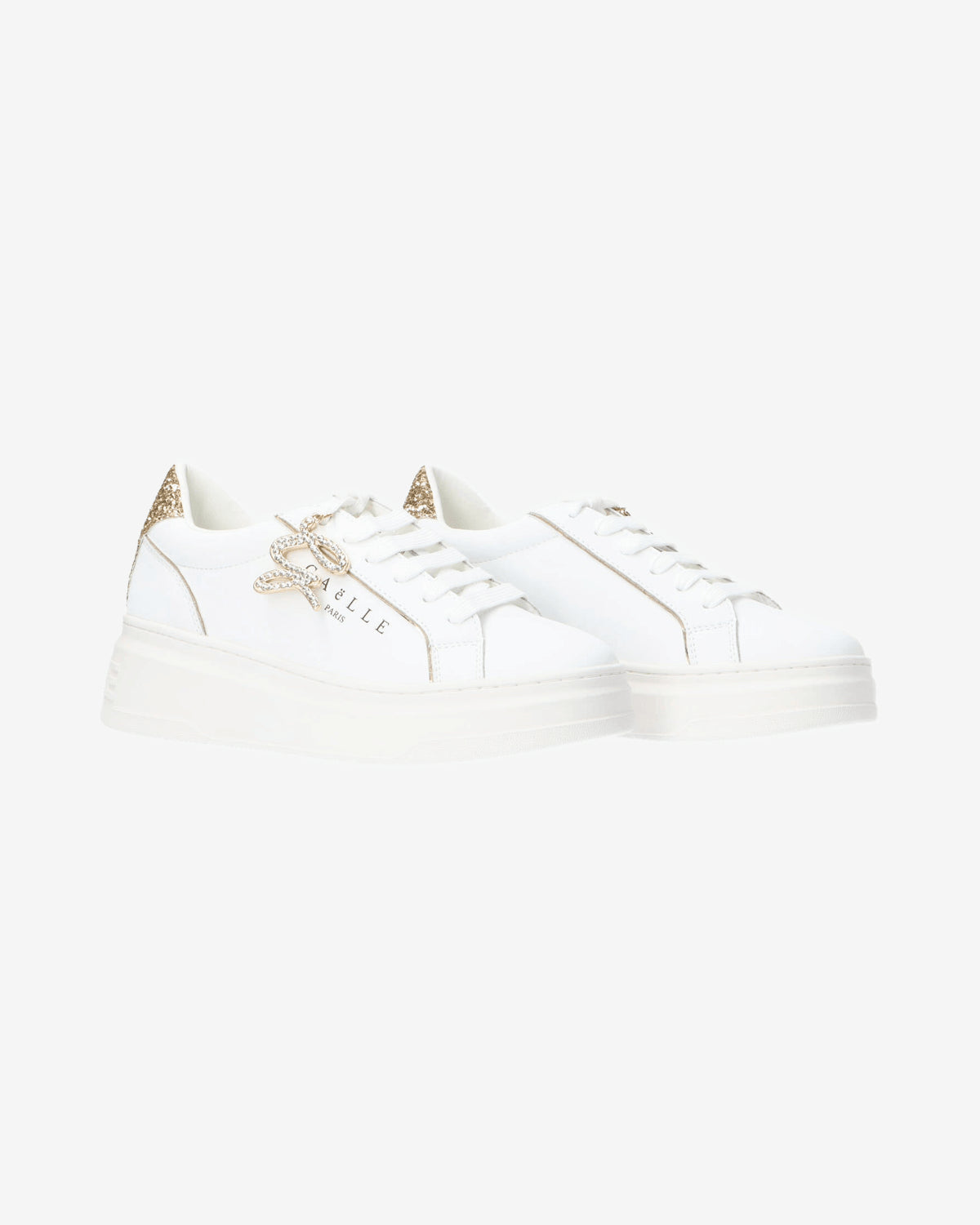 Sneakers New Addict leather platform