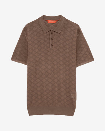 GL35328 POLO MAGLIA TRAFORATA