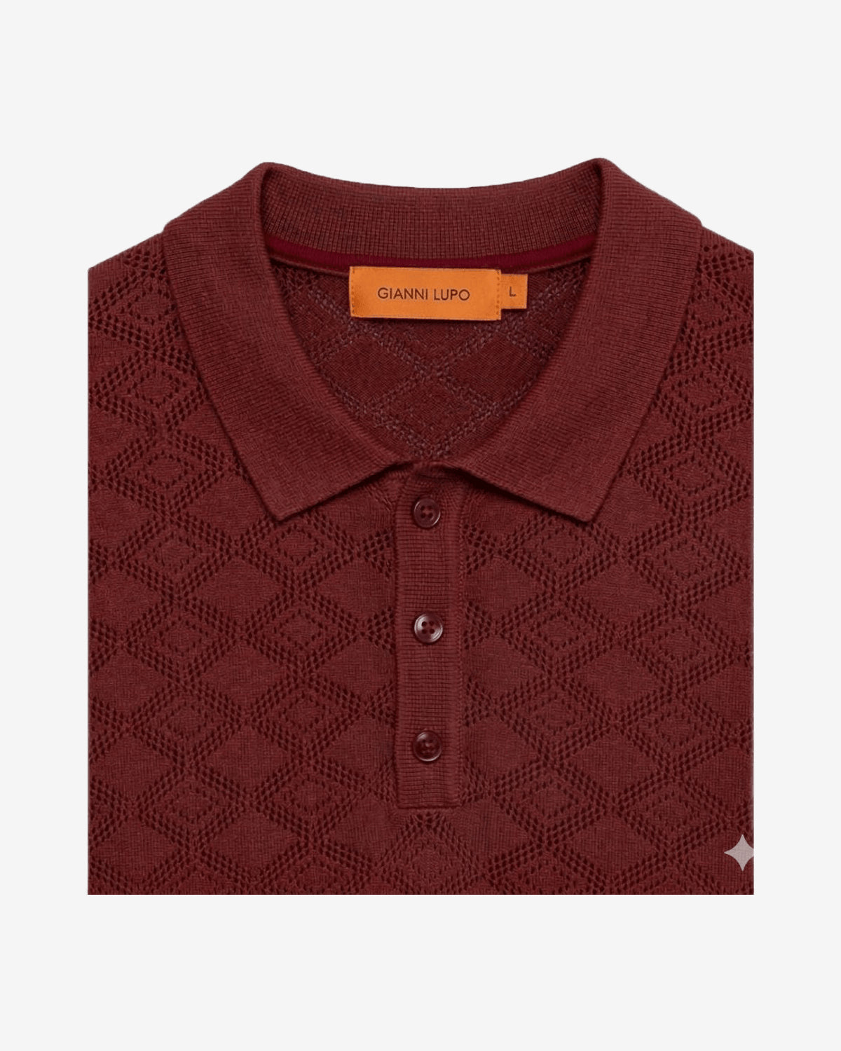 GL35328 POLO MAGLIA TRAFORATA