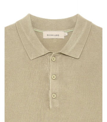 Polo Gianni Lupo Maglia Beige Uomo