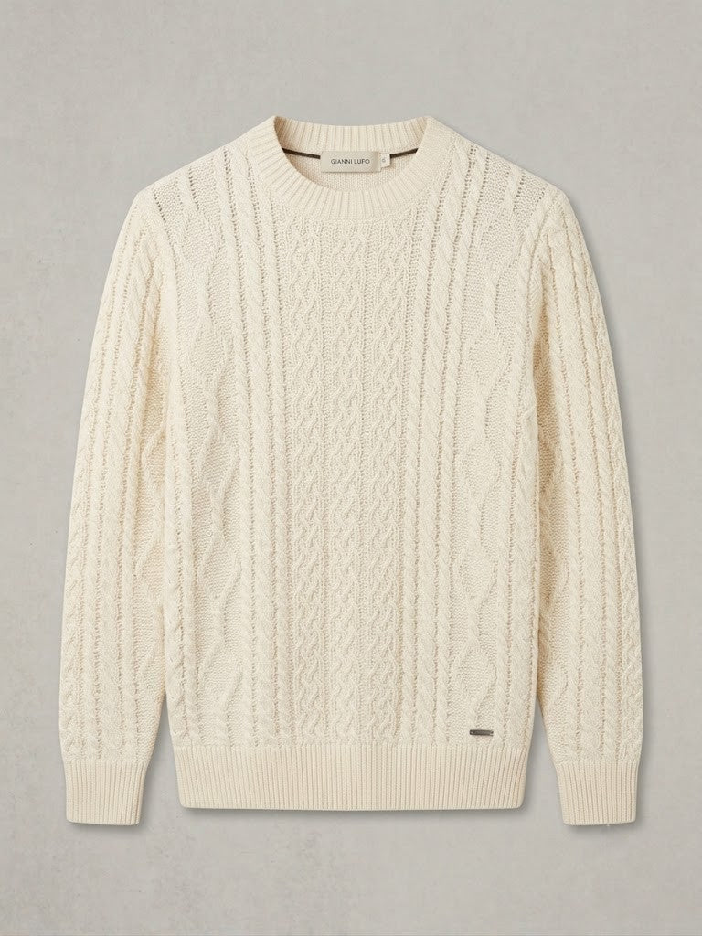 Maglioni Gianni Lupo GL522S-F26 MAGLIA TRECCIA