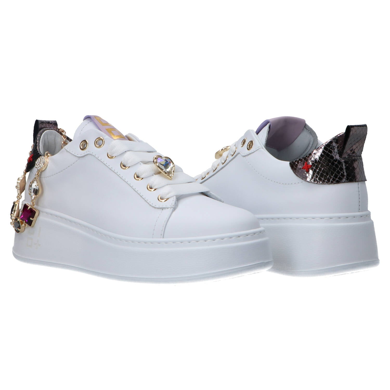 Sneakers Combi strass pia