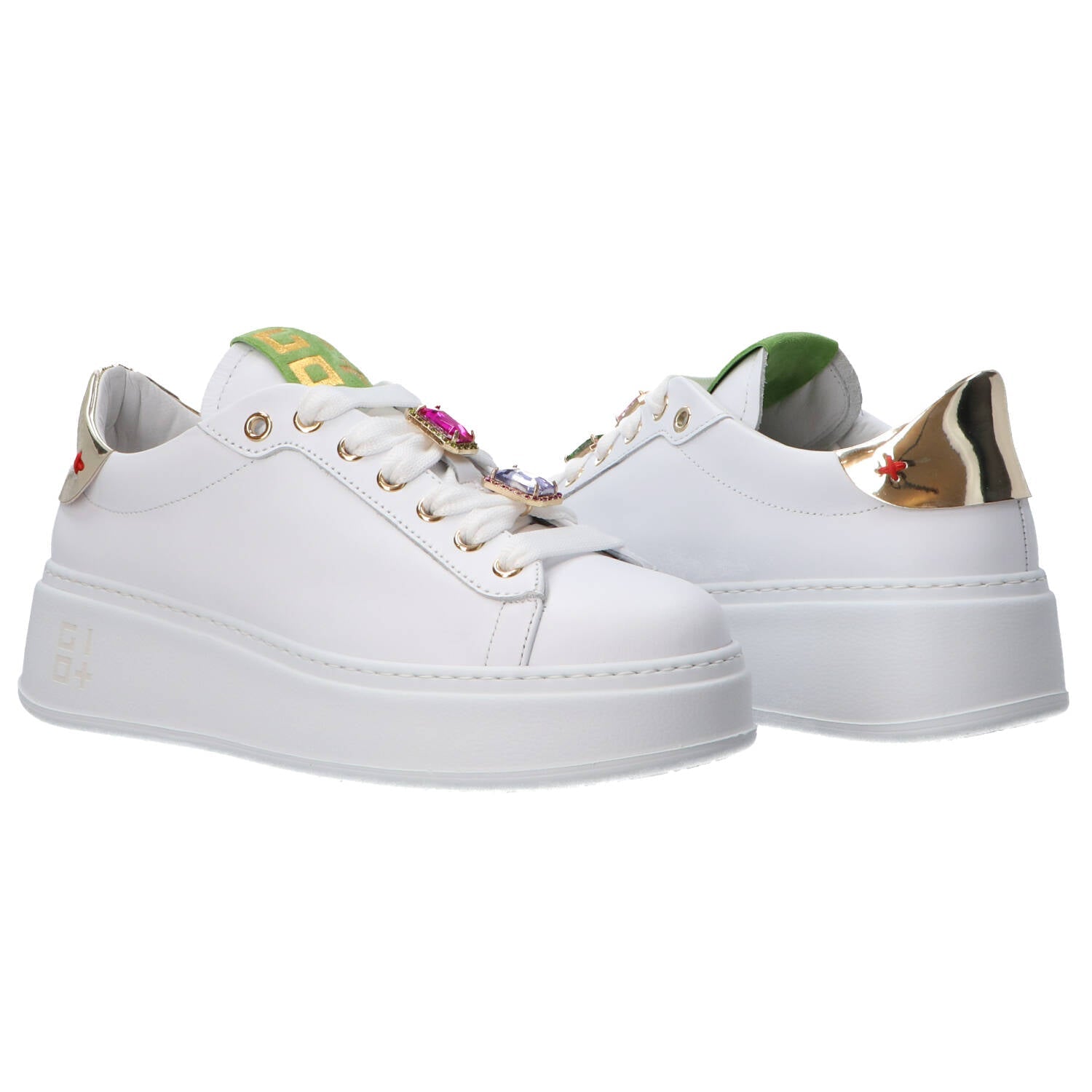 Sneakers Combi strass