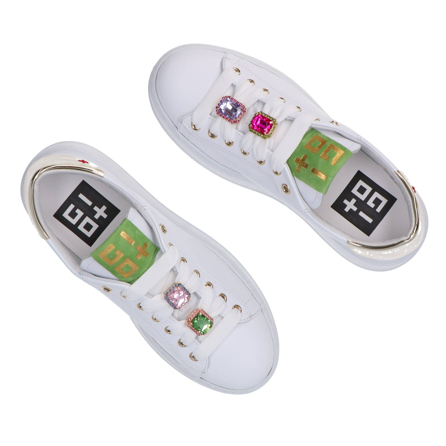 Sneakers Combi strass