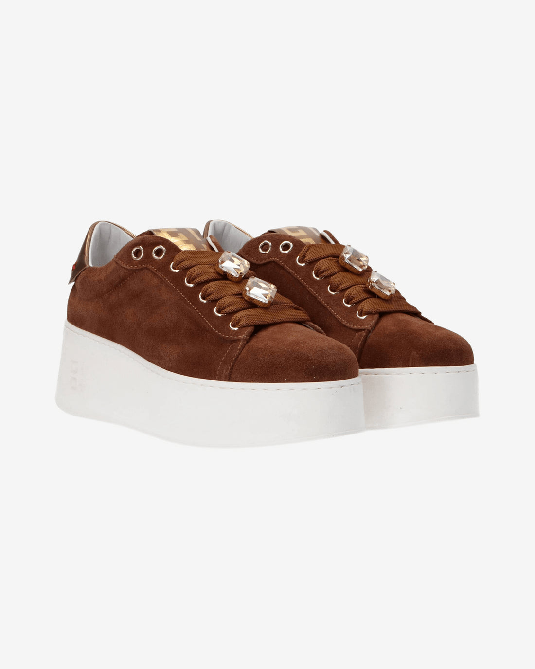 Sneakers Platform jewels rosa