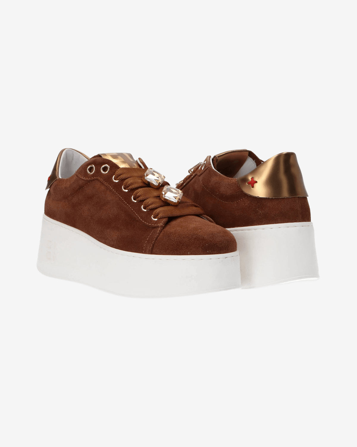 Sneakers Platform jewels rosa