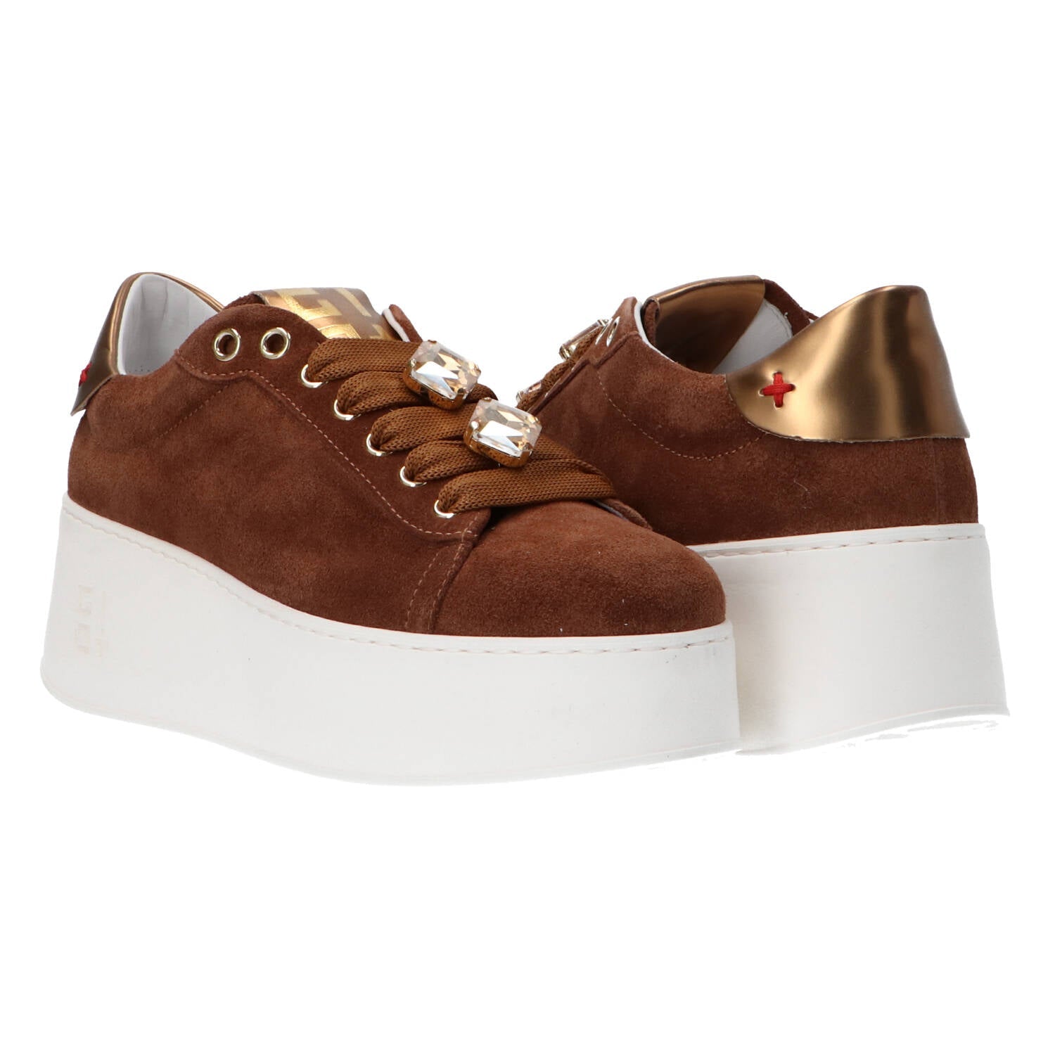 Sneakers Platform jewels rosa