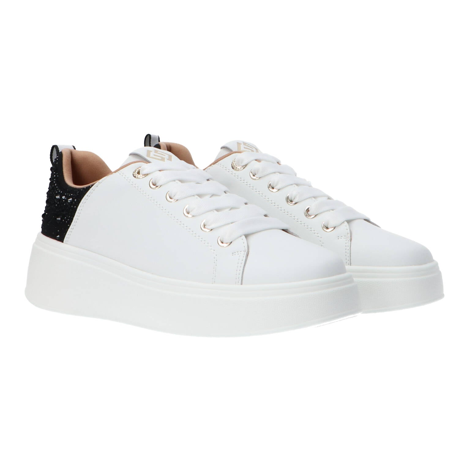Sneakers GB915 strass bicolor