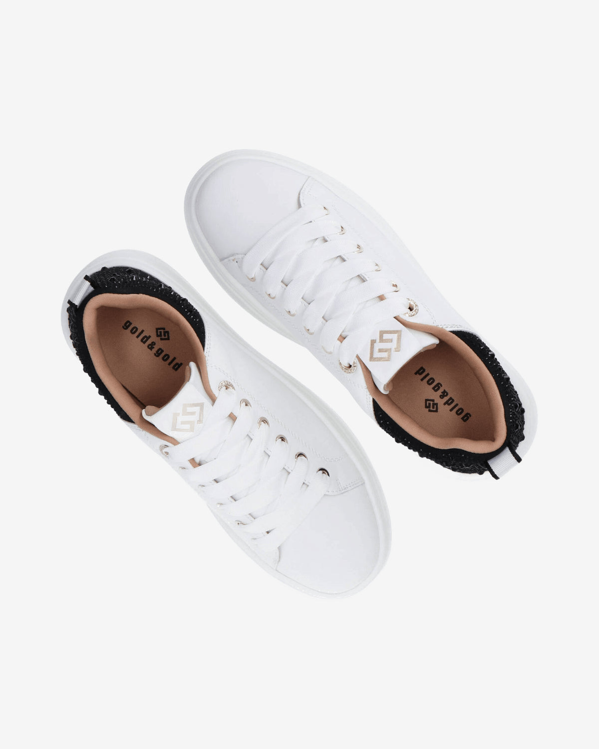 Sneakers GB915 strass bicolor